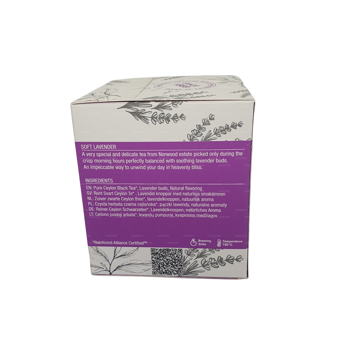 Bogawantalawa Soft Lavender Tea (40g) 20 Tea Bags