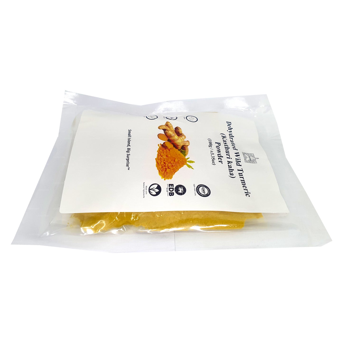 Lakpura wilde kurkuma (Kasthuri kaha) poeder