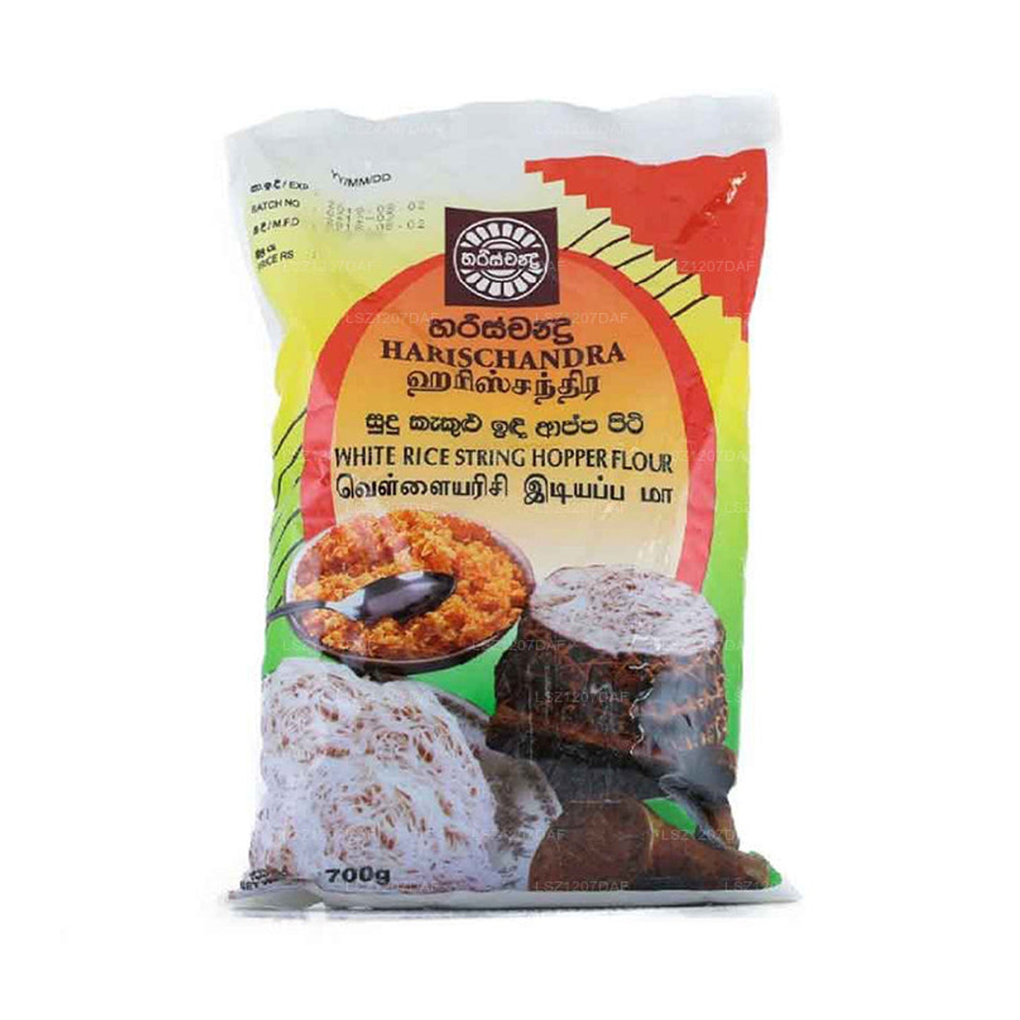 Harischandra String Hopper Meel met witte rijst (700 g)