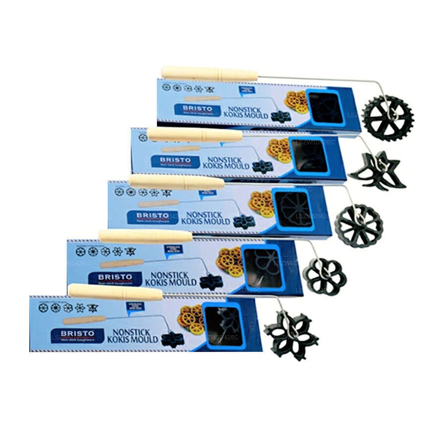 Lakpura Kokis Mold met antiaanbaklaag