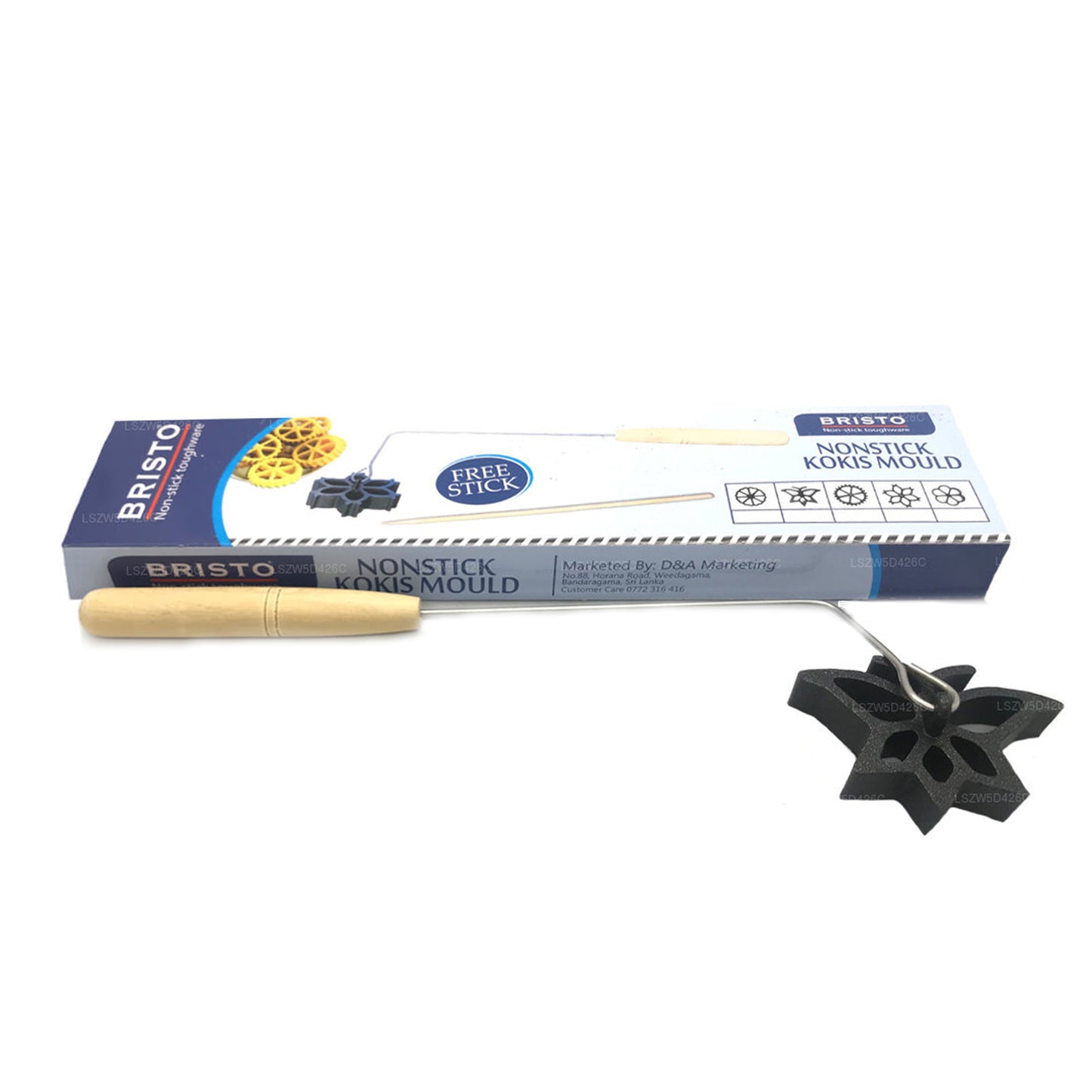 Lakpura Kokis Mold met antiaanbaklaag