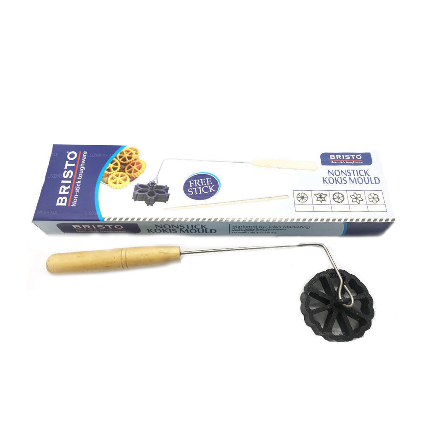 Lakpura Kokis Mold met antiaanbaklaag