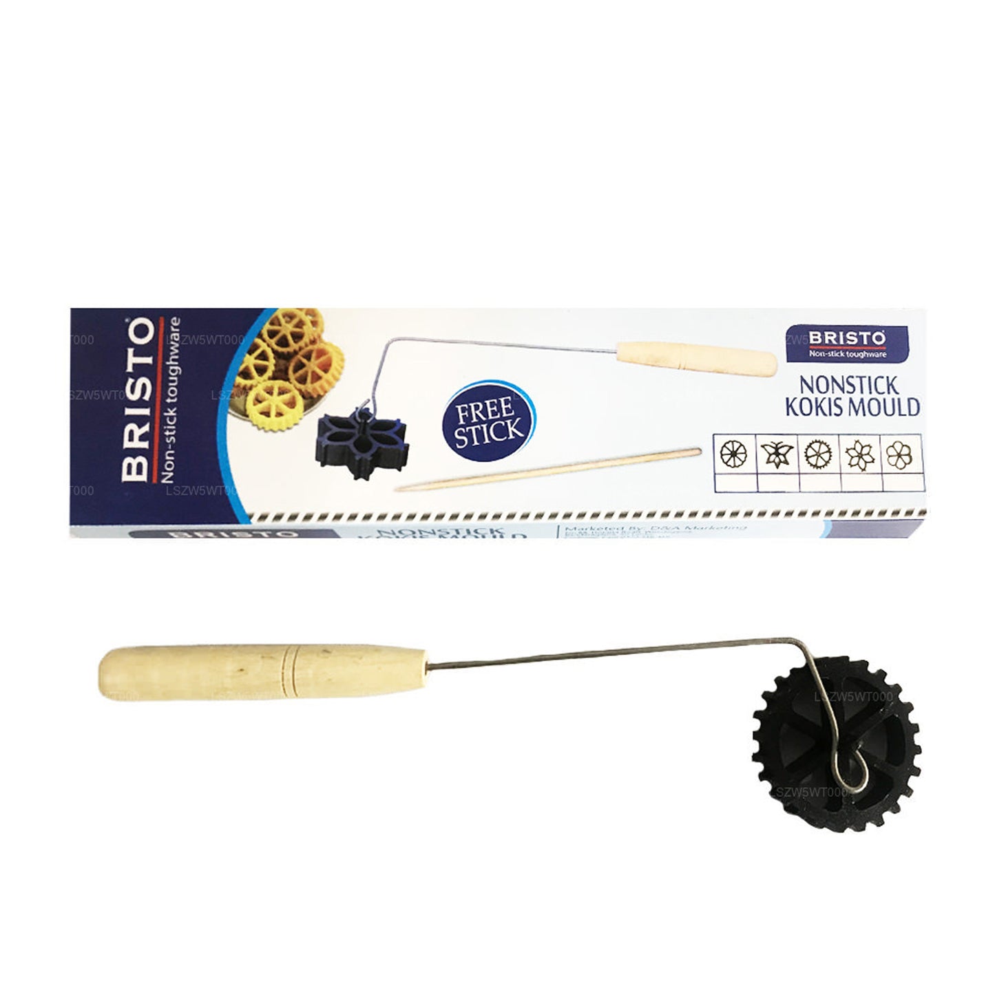 Lakpura Kokis Mold met antiaanbaklaag