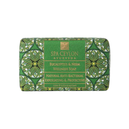 Spa Ceylon Eucalyptus & Neem - Antibacteriële exfoliërende wellnesszeep (100 g)