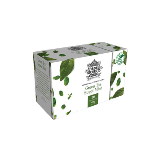 George Steuart Groene Thee Super Mint (40g) 20 Theezakjes