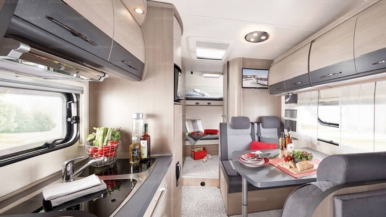 Verhuur van campers met chauffeur (Hobby Siesta A70 GM)