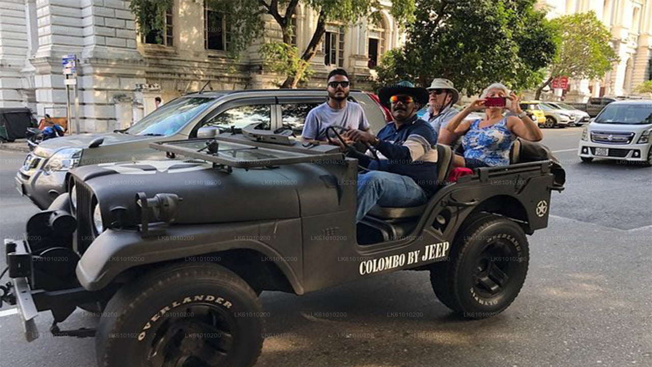 Stadstour door Colombo per oorlogsjeep