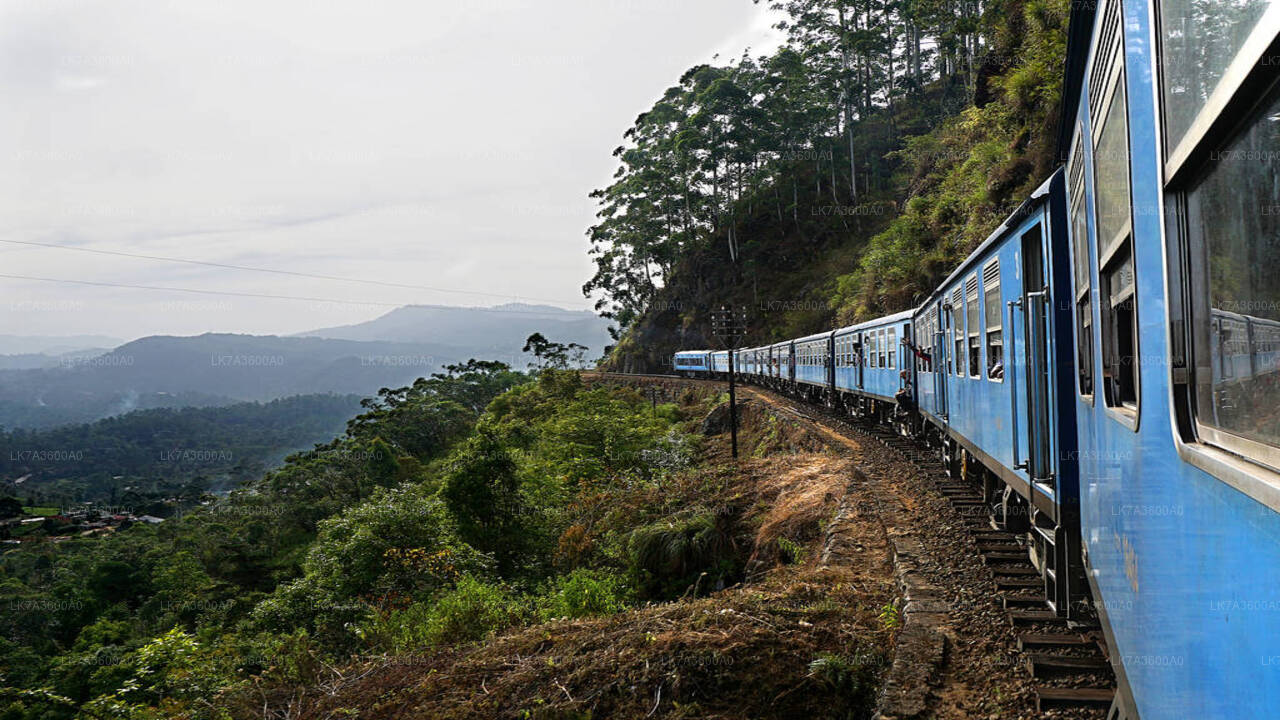 Treinrit van Kandy naar Badulla (treinnummer: 1005 „Podi Menike”)