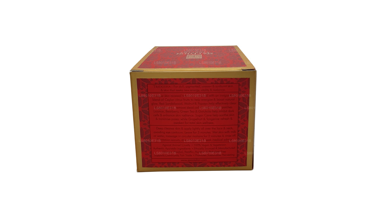 Spa Ceylon Skin Energise Citrus en rode sandaal Radiance Gel gezichtsexfoliator (120 g)