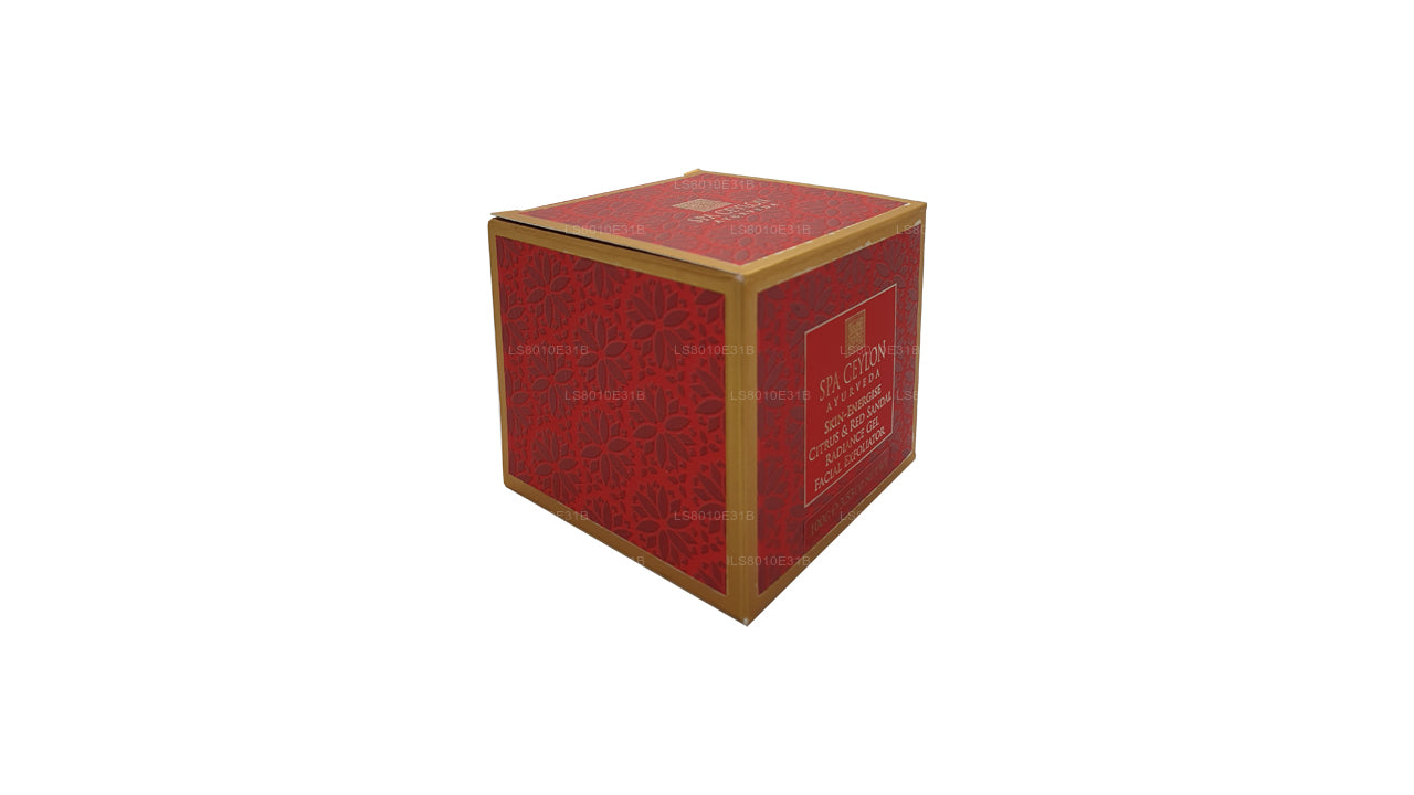 Spa Ceylon Skin Energise Citrus en rode sandaal Radiance Gel gezichtsexfoliator (120 g)