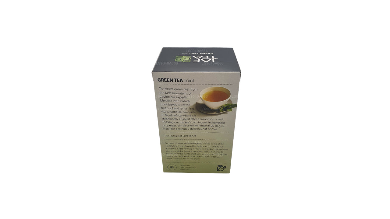 Jaf Tea Pure Green Collection Groene Thee Muntfolie Envelop theezakjes (40 g)