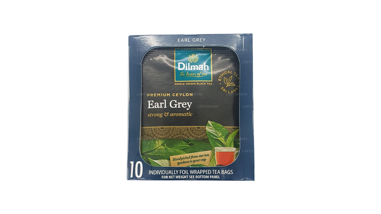 Dilmah Earl Grey Tea (20 g) 10 individueel in folie verpakte theezakjes