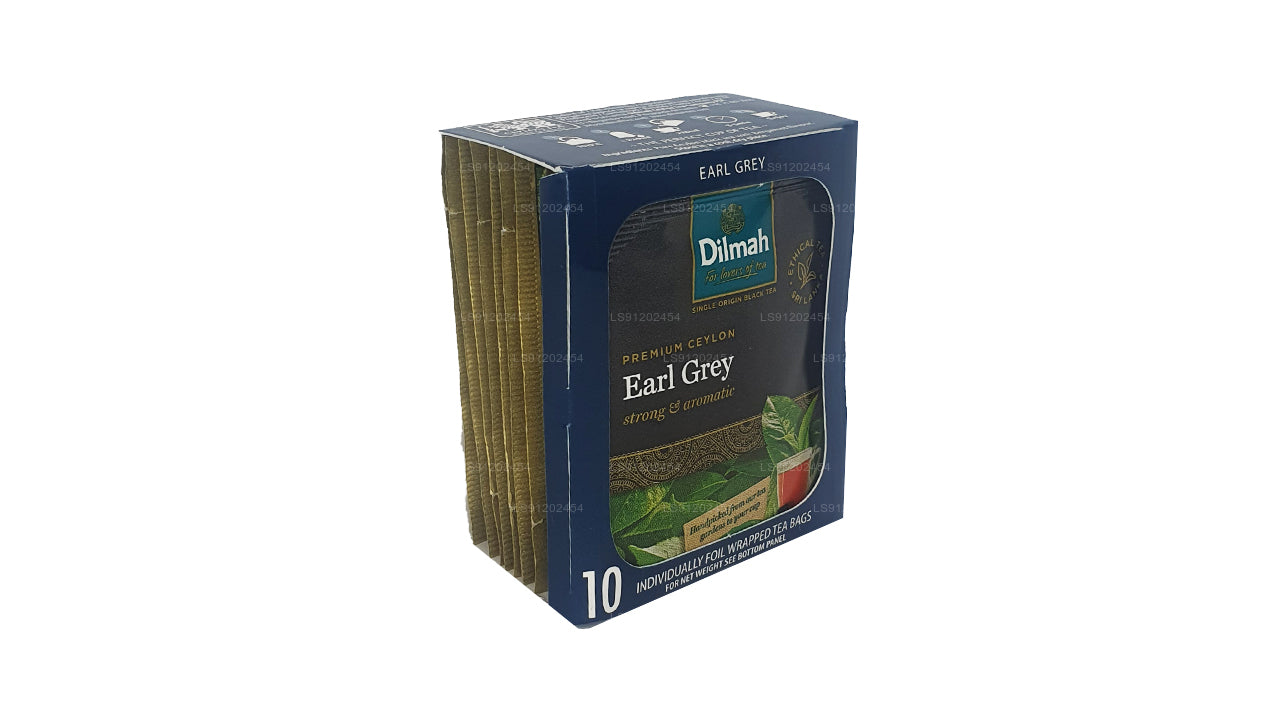 Dilmah Earl Grey Tea (20 g) 10 individueel in folie verpakte theezakjes