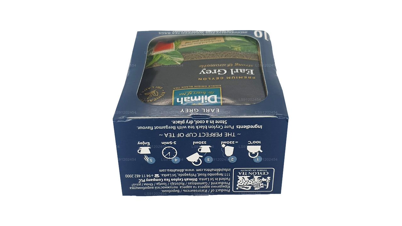 Dilmah Earl Grey Tea (20 g) 10 individueel in folie verpakte theezakjes