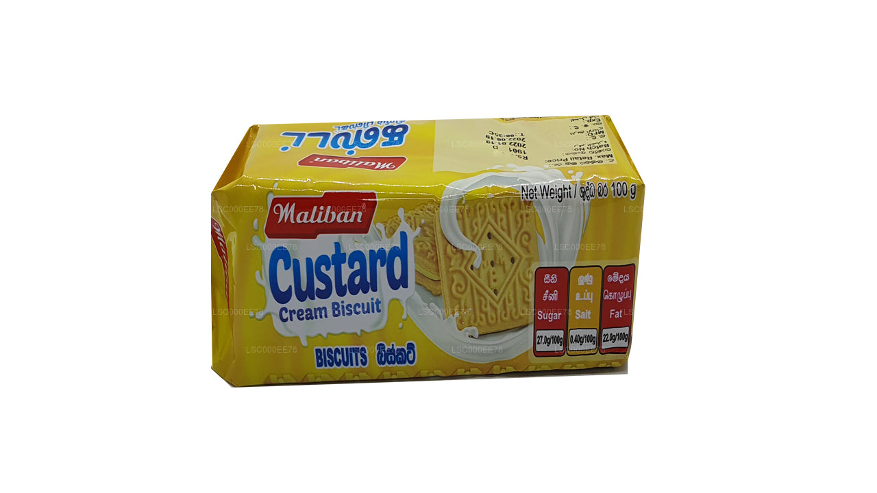 Maliban Sandwichkoekje met custardcrème (100 g)